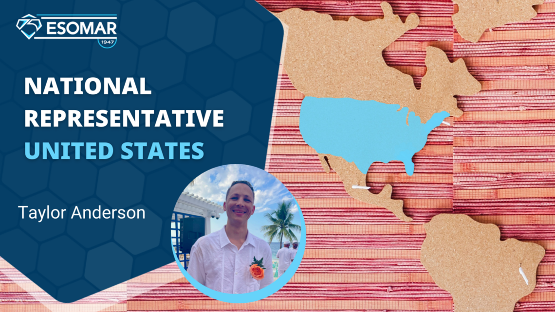 Taylor Anderson joins ESOMAR as new US representative