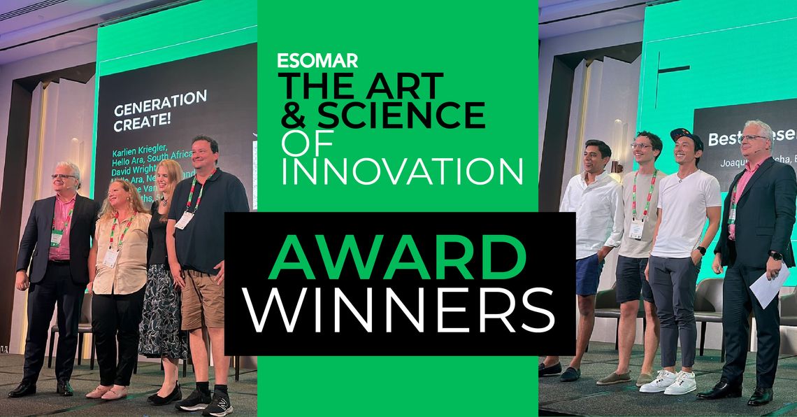 ESOMAR announces annual award winners at its Asia-Pacific Conference in Singapore